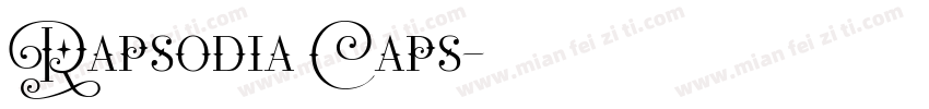 Rapsodia Caps字体转换